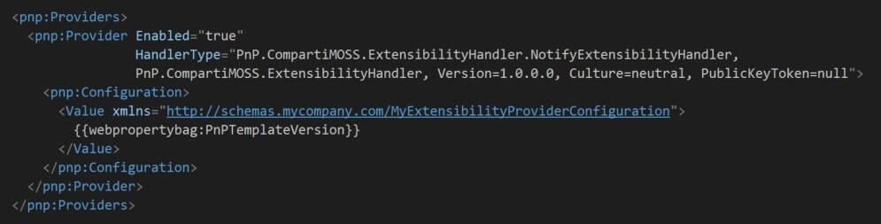 Extensibility Handler Code 5