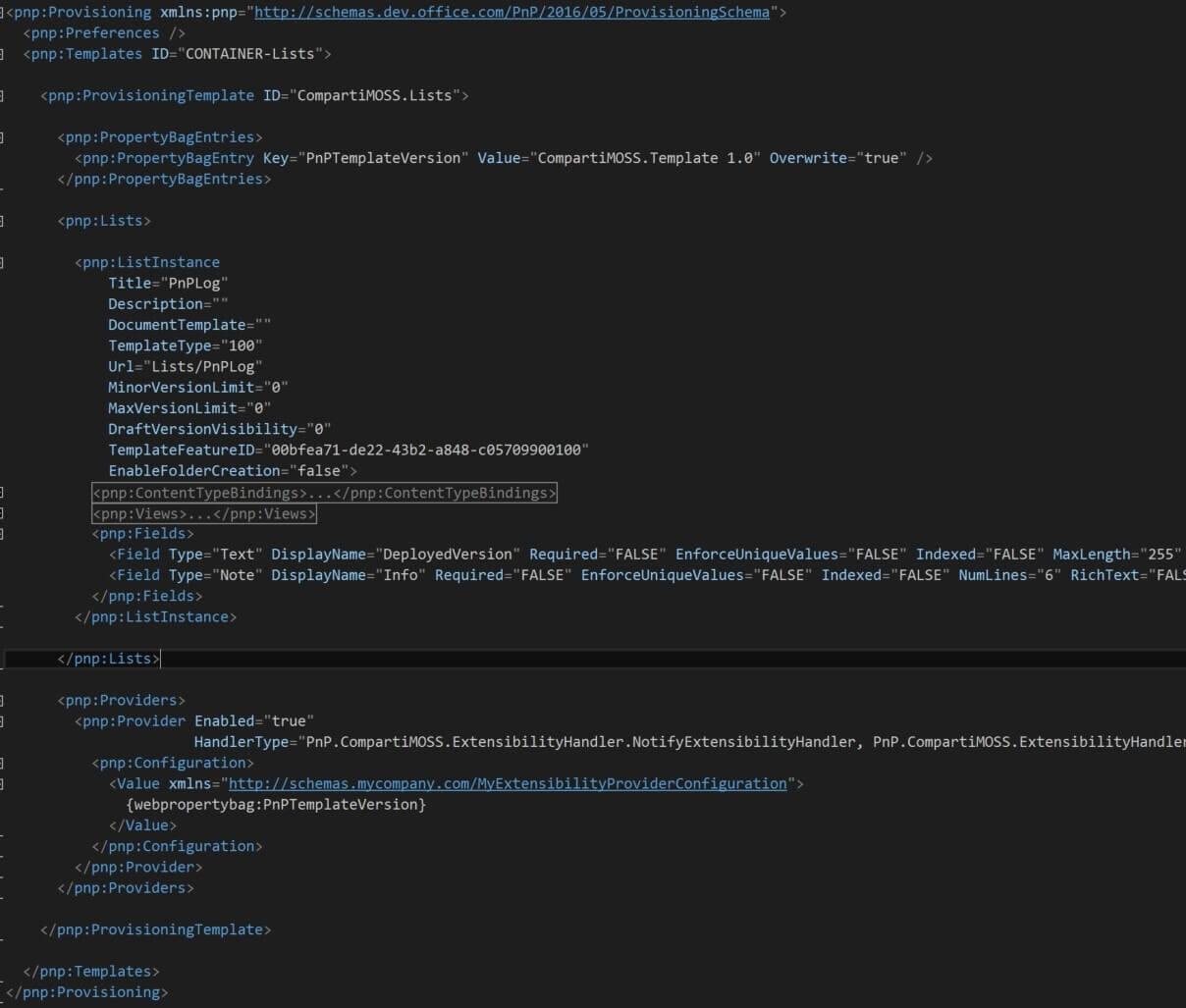 Extensibility Handler Code 7