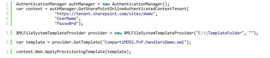 Extensibility Handler Code 8