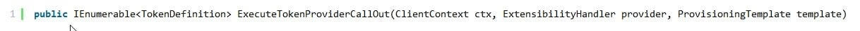 ExtensibilityManager method header