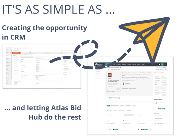Atlas Bid Hub streamlines bid management in CRM, MS Teams and Microsoft SharePoint.