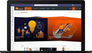 Atlas in Microsoft Teams monitor