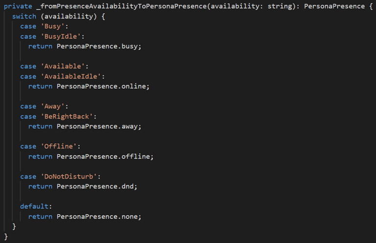 Calling the new Presence endpoint in MS Graph API from SPFx 11
