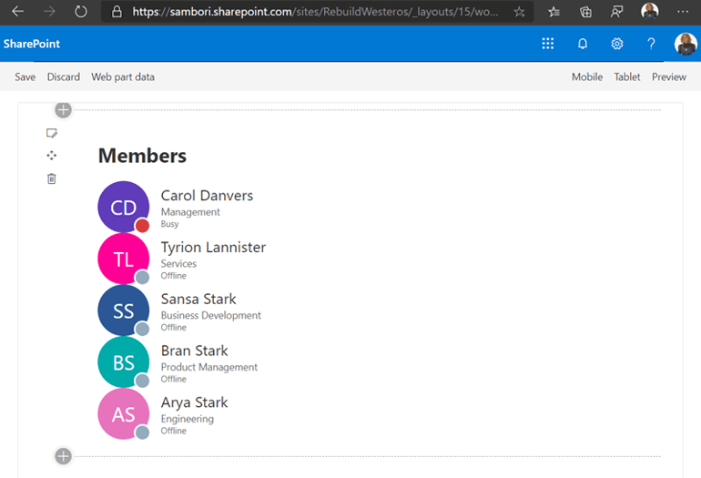 Calling the new Presence endpoint in MS Graph API from SPFx 1