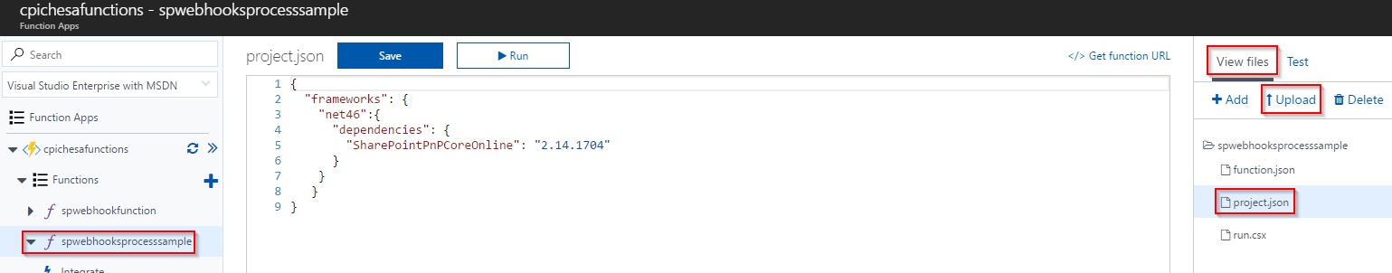Function App NuGet package