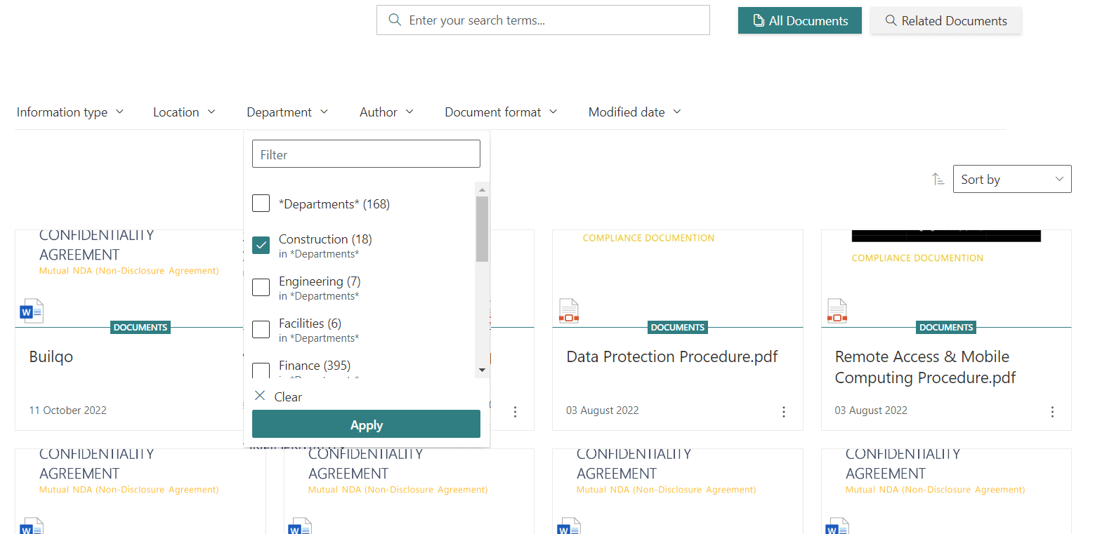Locating files using managed metadata in Atlas