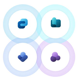 Microsoft Viva 4 Pillars icons square