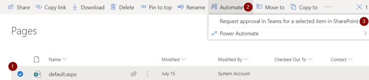 Power Automate Teams Automate