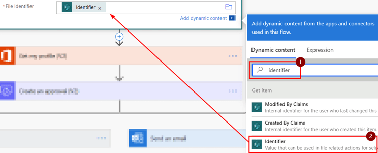 Power Automate Teams File Identifier