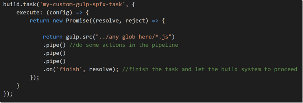 SharePoint framwork Gulp 4