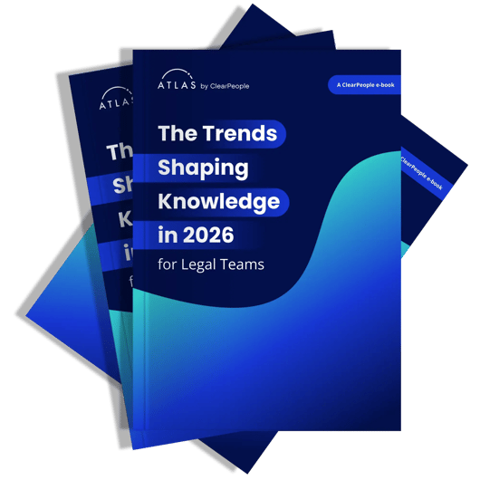 The Trends Shaping Knowledge in 2026 for Legal Teams - cover 3D
