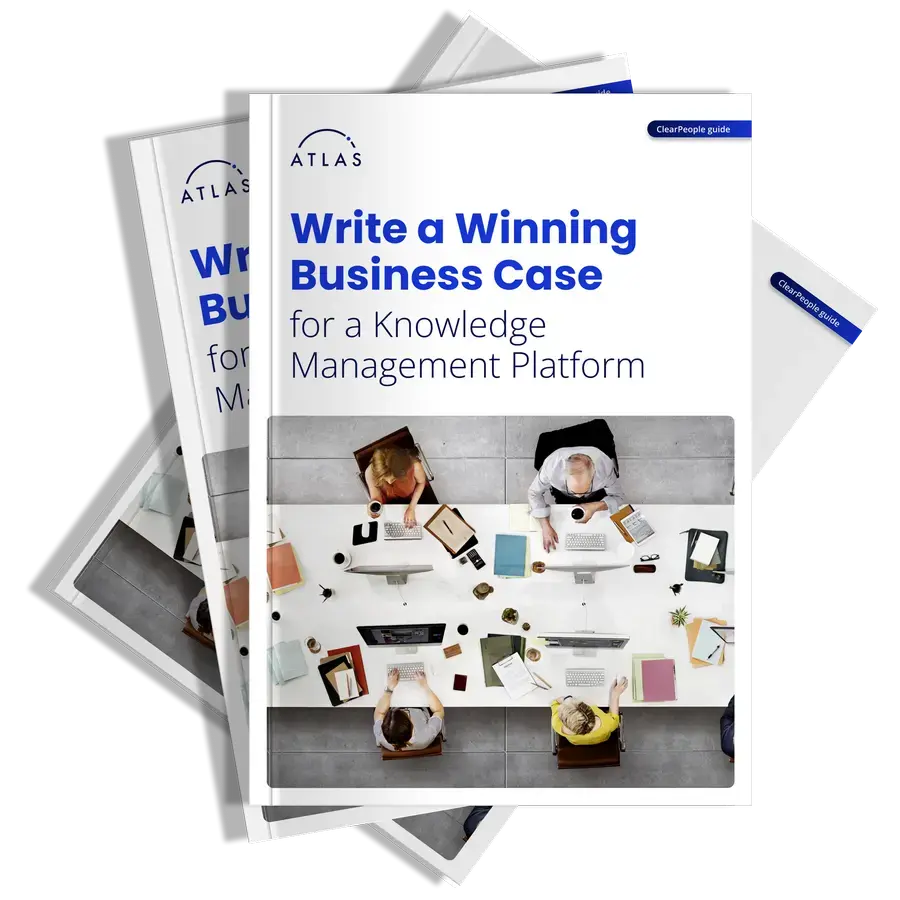 Write a Winning Business Case for a Knowledge Management Platform - cover 3D